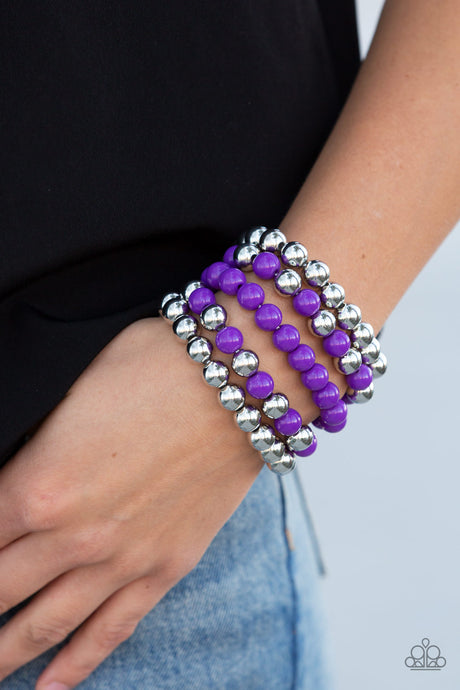 Paparazzi ~ Pop-YOU-lar Culture ~ Purple Bracelet