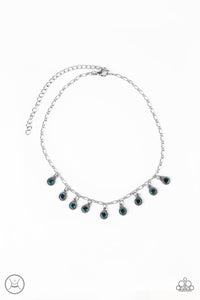 Paparazzi ~ Popstar Party ~ Blue Choker Necklace Set