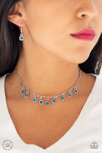 Load image into Gallery viewer, Paparazzi ~ Popstar Party ~ Blue Choker Necklace Set