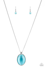 Load image into Gallery viewer, Paparazzi ~ Pretty Poppin ~ Blue Moonstone Pendant Necklace set