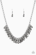 Load image into Gallery viewer, Paparazzi ~ Prima DIVA ~ Black Gunmetal Necklace Set