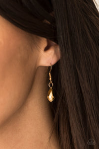 Paparazzi ~ Prima DIVA ~ Gold Necklace Set