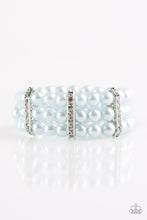 Load image into Gallery viewer, Paparazzi ~ Put On Your GLAM Face  ~ Blue Pearl Bracelet