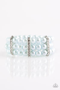 Paparazzi ~ Put On Your GLAM Face  ~ Blue Pearl Bracelet