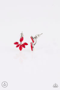 Paparazzi ~ Radical Refinement ~ Red Double-Sided Post Earrings