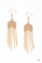 Load image into Gallery viewer, Paparazzi ~ Radically Retro ~ Gold Earrings