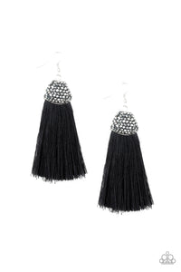Paparazzi ~ Razzle Riot ~ Black Earrings