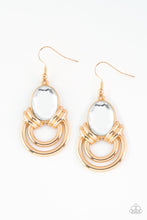 Load image into Gallery viewer, Paparazzi ~ Real Queen ~ Gold Earrings