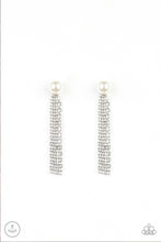 Load image into Gallery viewer, Paparazzi ~ Rebel Refinement ~ White Double-sided Post Earrings