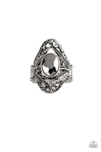 Load image into Gallery viewer, Paparazzi ~ Red Carpet Rebel ~ Silver Ring with Stretchy Band