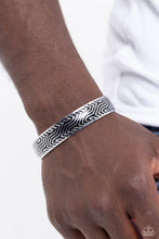 Load image into Gallery viewer, Paparazzi ~ Relic Raider ~ Men&#39;s Black Cuff Bracelet
