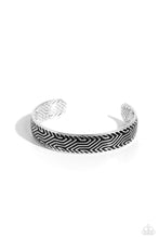 Load image into Gallery viewer, Paparazzi ~ Relic Raider ~ Men&#39;s Black Cuff Bracelet