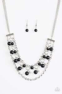 Paparazzi ~ Rockefeller Romance ~ Black Necklace Set