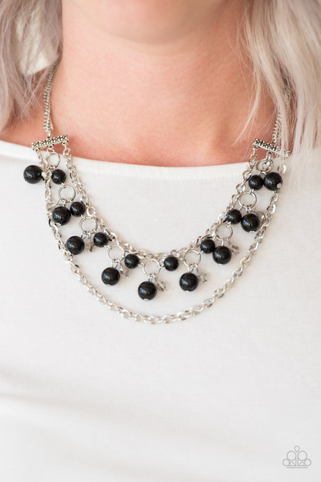 Paparazzi ~ Rockefeller Romance ~ Black Necklace Set