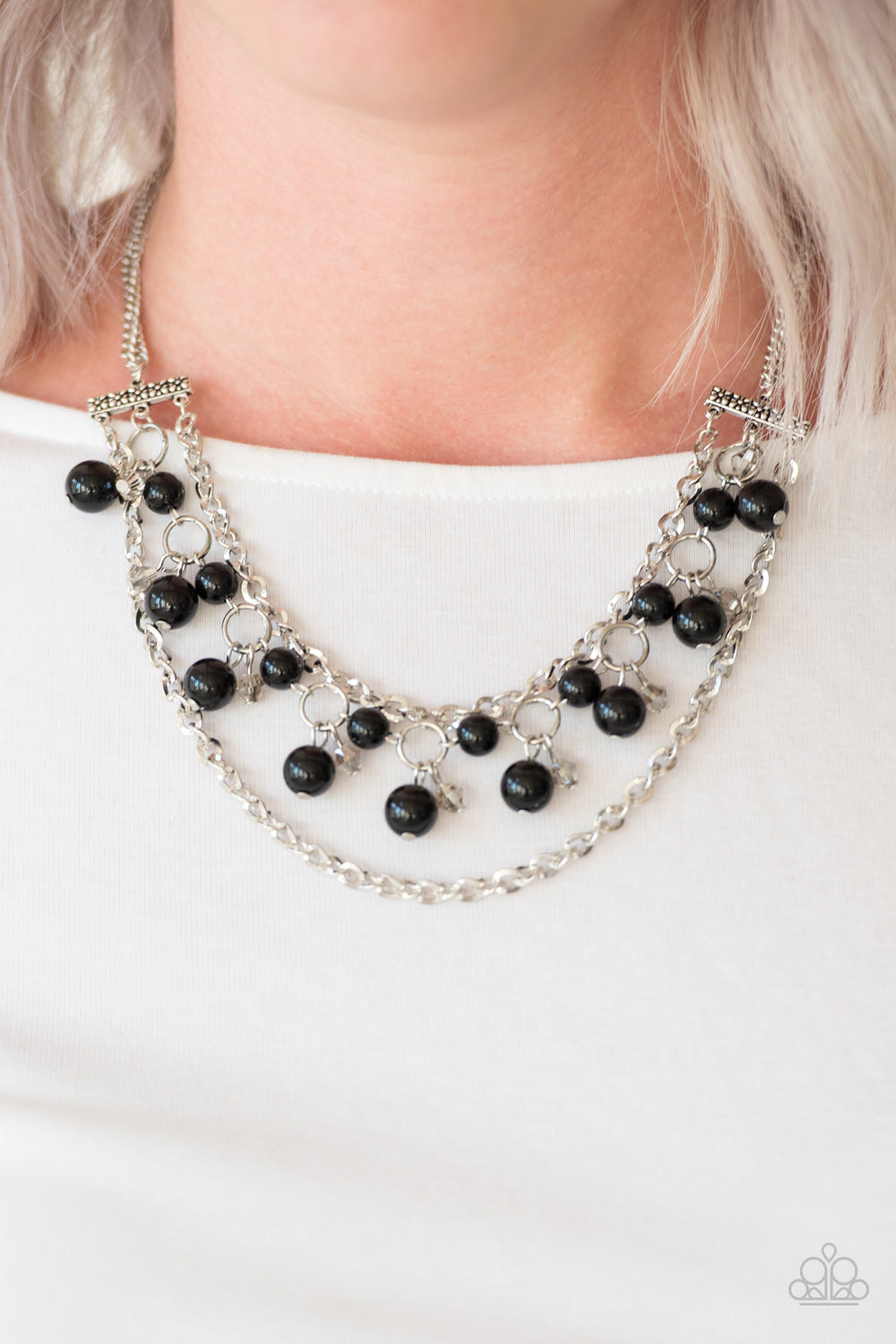 Paparazzi ~ Rockefeller Romance ~ Black Necklace Set