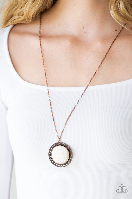 Paparazzi ~ Run Out Of RODEO ~ Copper Necklace Set