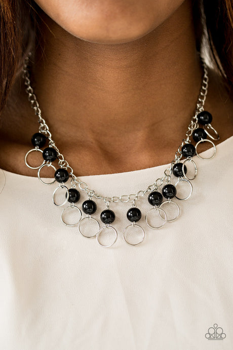 Paparazzi ~ Run The Show ~ Black Necklace Set