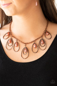 Paparazzi ~ Rustic Ritz ~ Copper Necklace Set