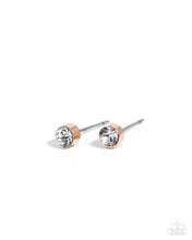Load image into Gallery viewer, Paparazzi ~ Silent Shimmer ~ Gold Stud Earrings