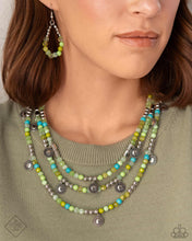 Load image into Gallery viewer, Paparazzi ~ Simply Santa Fe ~ Fashion Fix Complete Trend Blend ~ Green Necklace Set