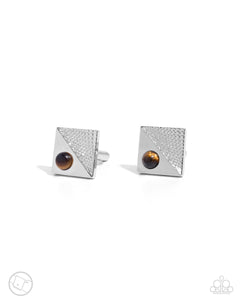 Paparazzi ~ Some Serious Studs ~ Men's Brown Cuff Links