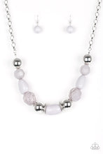 Load image into Gallery viewer, Paparazzi ~ South Shore Sensation ~ Silver Necklace Set - Klassy Jewelz Boutique