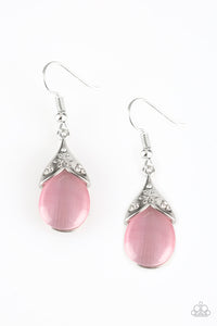 Paparazzi ~ Spring Dew ~ Pink Moonstone Earrings