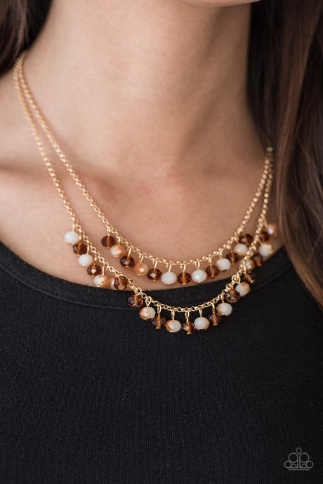 Paparazzi ~ Starlight Sailing ~ Gold Necklace Set