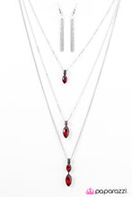 Load image into Gallery viewer, Paparazzi ~ Starlit Skies ~ Red Necklace Set