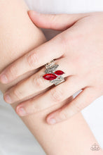 Load image into Gallery viewer, Paparazzi ~ Stay Sassy ~ Red Ring with Stretchy Band