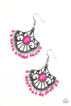 Load image into Gallery viewer, Paparazzi ~ Stone Lagoon ~ Pink Earrings