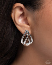 Load image into Gallery viewer, Paparazzi ~ Sturdy Sheen ~ Silver Post Earrings