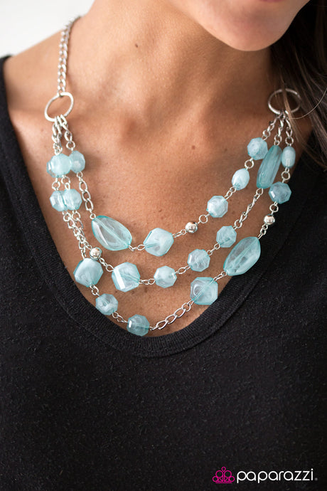 Paparazzi ~ Summer Sunsets ~ Blue Necklace Set
