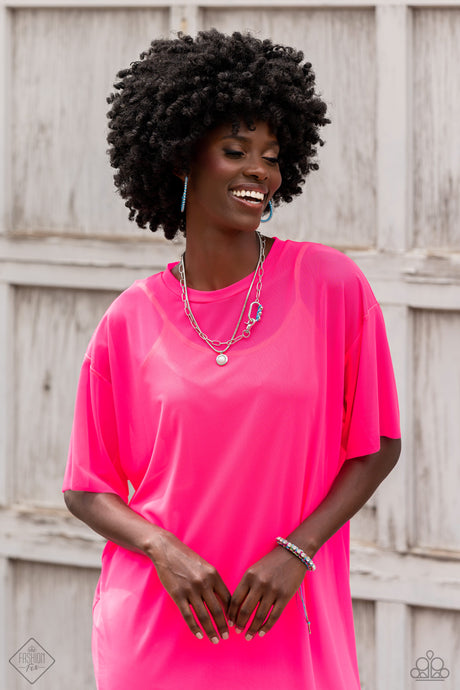 Paparazzi ~ Sunset Sightings ~ Fashion Fix Complete Trend Blend ~ Blue Necklace Set