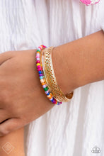Load image into Gallery viewer, Paparazzi ~ Sunset Sightings ~ Fashion Fix Complete Trend Blend ~ Gold Necklace Set