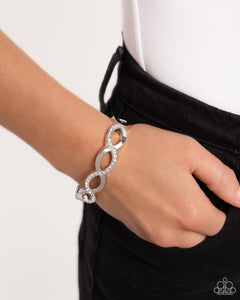Paparazzi ~ Tailored Twinkle ~ Silver Bracelet
