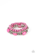 Load image into Gallery viewer, Paparazzi ~ Take by SANDSTORM ~ Pink Bracelet