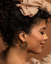 Load image into Gallery viewer, Paparazzi ~ Tangled Tapestry ~ Gold Hoop Earrings