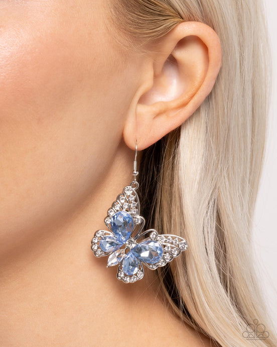 Paparazzi ~ Teardrop Takeoff ~ Blue Earring