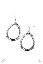 Load image into Gallery viewer, Paparazzi ~ Terra Topography ~ Silver Earrings (Fashion Fix Exclusive)