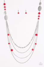 Load image into Gallery viewer, Paparazzi ~ The SUMMERTIME Of Your Life! ~ Red Necklace Set - Klassy Jewelz Boutique