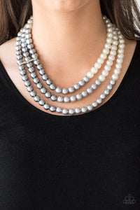Paparazzi ~ Times Square Starlet ~ Multi-colored Pearl Necklace Set