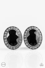 Load image into Gallery viewer, Paparazzi ~ Titanic Treasure ~ Black Clip-On Earrings