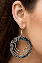 Load image into Gallery viewer, Paparazzi ~ Totally Textured ~ Silver Earrings (Fashion Fix Exclusive)