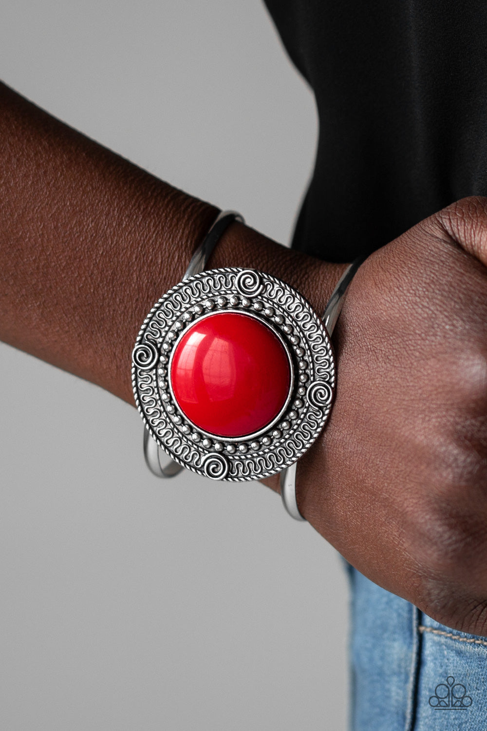 Paparazzi ~ Tribal Pop ~ Red Cuff Bracelet