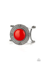Load image into Gallery viewer, Paparazzi ~ Tribal Pop ~ Red Cuff Bracelet