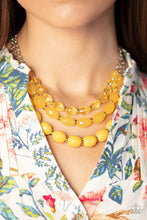 Load image into Gallery viewer, Paparazzi ~ Tropical Hideaway ~ Yellow Necklace and Bracelet Set