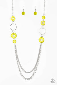 Paparazzi ~ Tropical Sunsets ~ Green Necklace Set