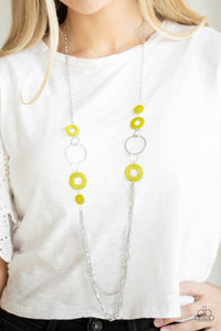 Paparazzi ~ Tropical Sunsets ~ Green Necklace Set