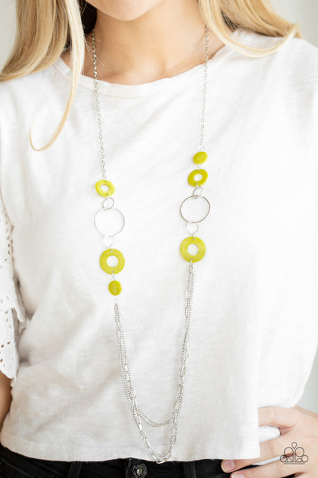 Paparazzi ~ Tropical Sunsets ~ Green Necklace Set